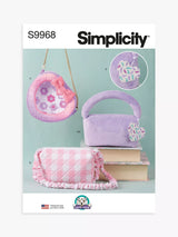John Lewis Simplicity Zipped Bags Sewing Pattern S9968- Buy online at McGrocer