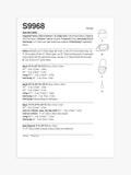 Simplicity sewing pattern Zipped Bags S9968 - British product