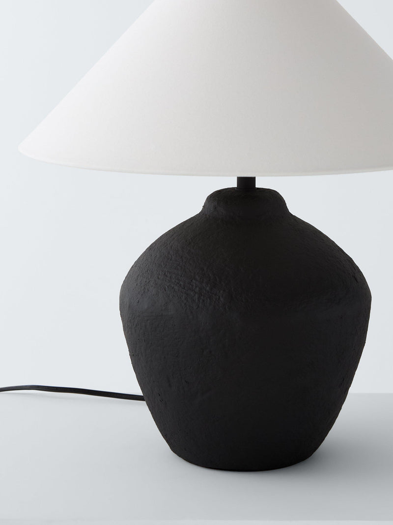 John Lewis paper mâché table lamp 41cm (British brand)