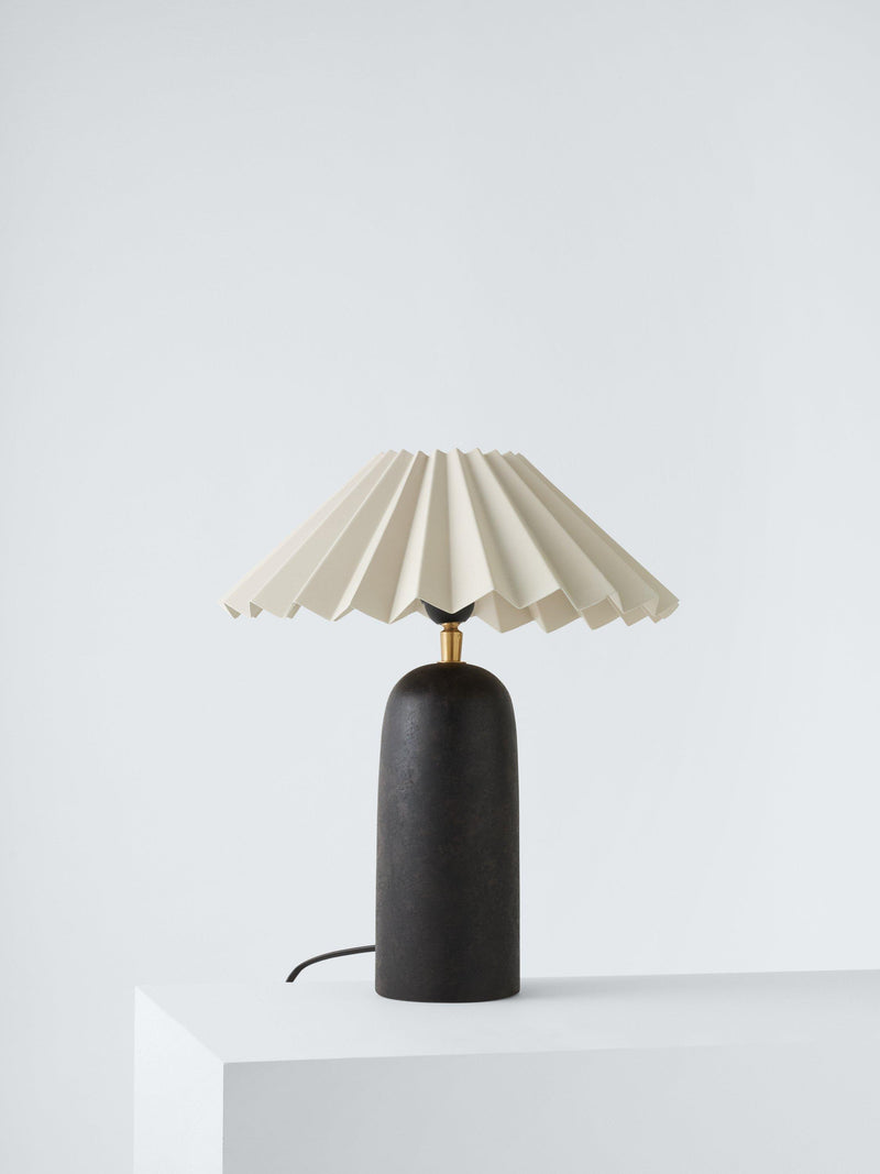 John Lewis terracotta table lamp H38 x Dia30cm, UK version