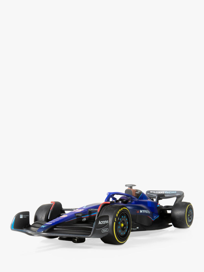 Scalextric Williams Racing set with two cars, imported from the UK