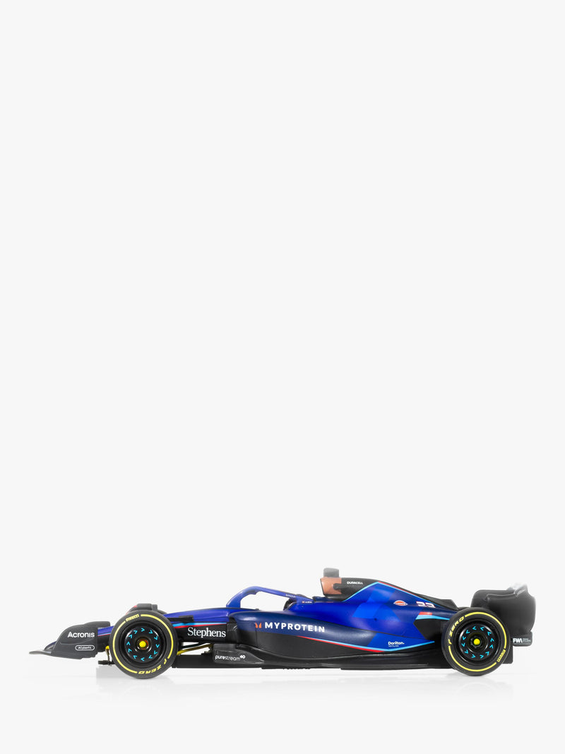 Scalextric Williams Racing set with two cars, imported from the UK