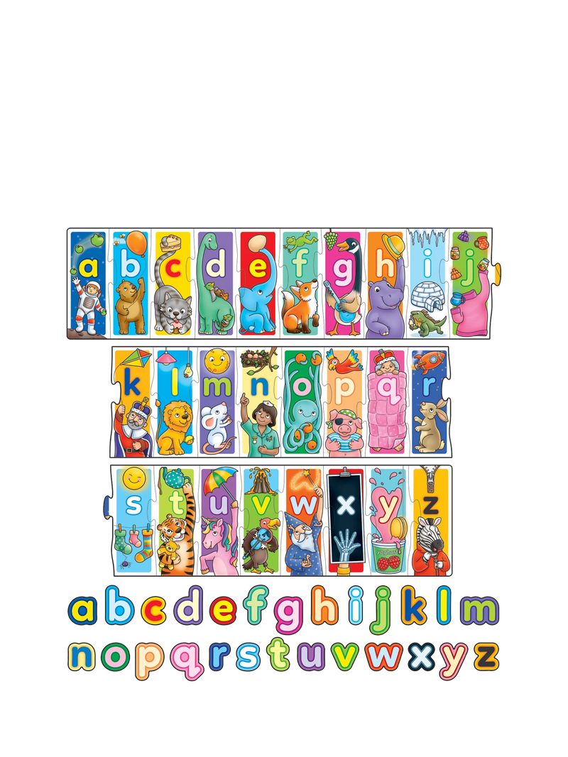 Orchard Toys alphabet jigsaw puzzle with letter tiles, UK version