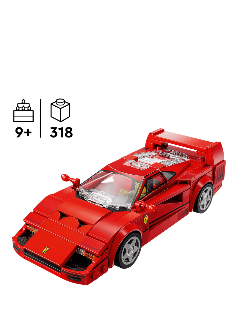 LEGO building set Ferrari F40 318-piece imported from the UK