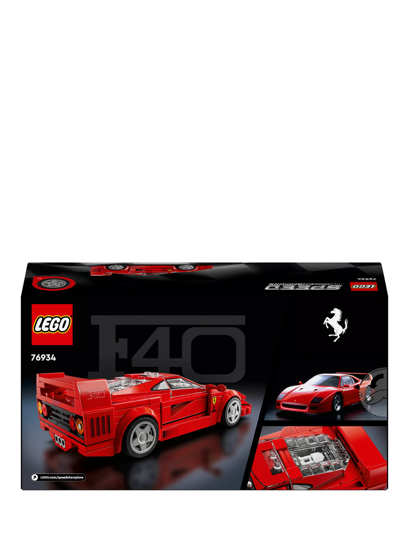 LEGO building set Ferrari F40 318-piece imported from the UK