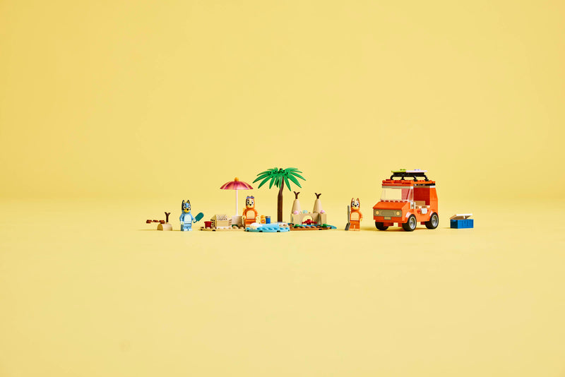 LEGO Bluey Beach Car Trip Set 133 Pieces - British product