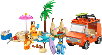 Lego LEGO Bluey Beach Family Car Trip Building Set 133 Pieces- Buy online at McGrocer