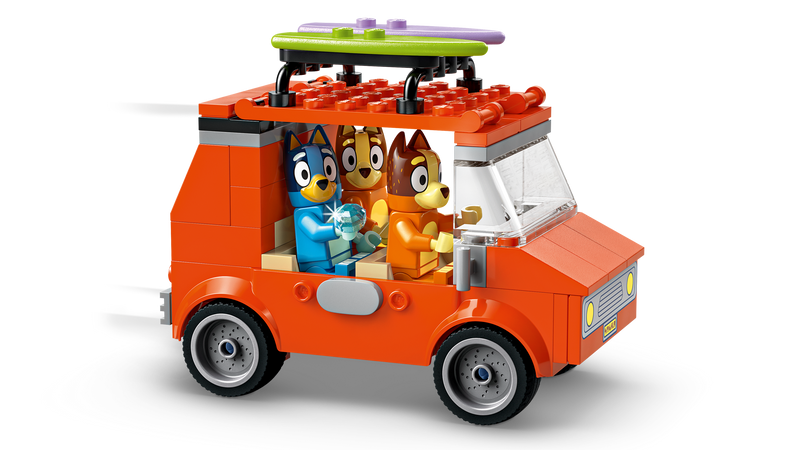 LEGO Bluey Beach Car Trip Set 133 Pieces - British product