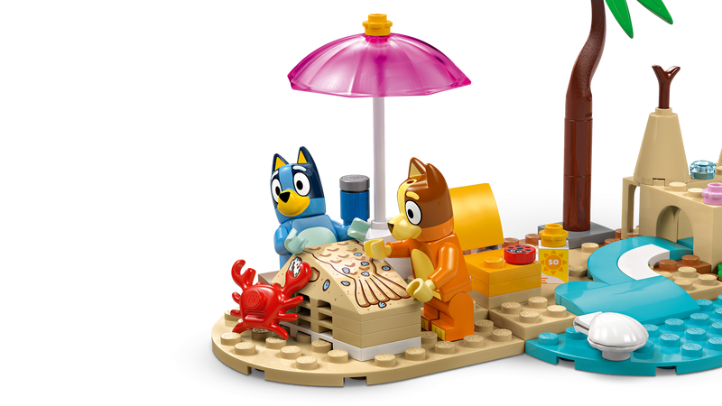 LEGO Bluey Beach Car Trip Set 133 Pieces - British product