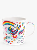 Rachel Ellen Unicorn Mug Multi, imported from the UK