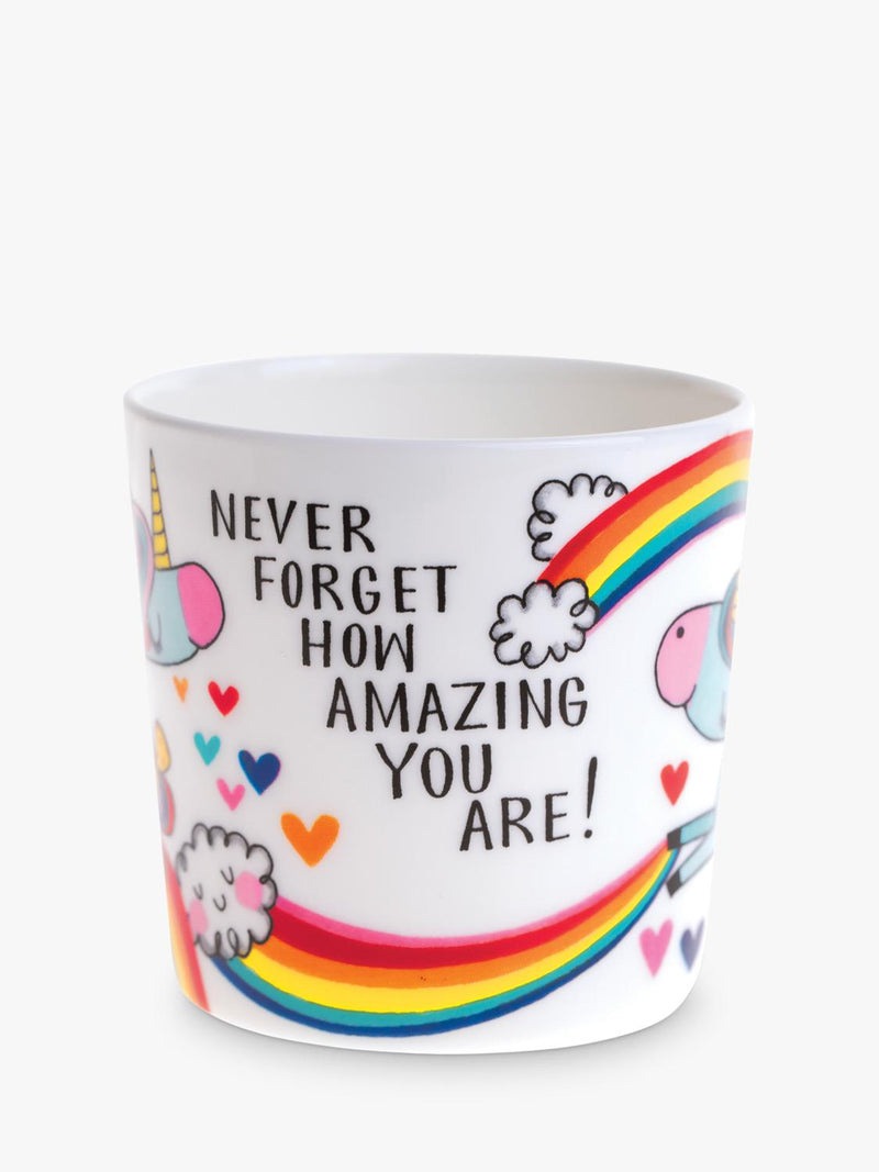 Rachel Ellen Unicorn Mug Multi, imported from the UK