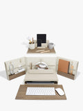 Stackers Desk in a Box in Oatmeal finish - British brand