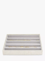 John Lewis Stackers Linen Blend Necklace Layer Jewellery Organiser- Buy online at McGrocer