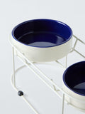 John Lewis elevated pet food stand wire construction - British product