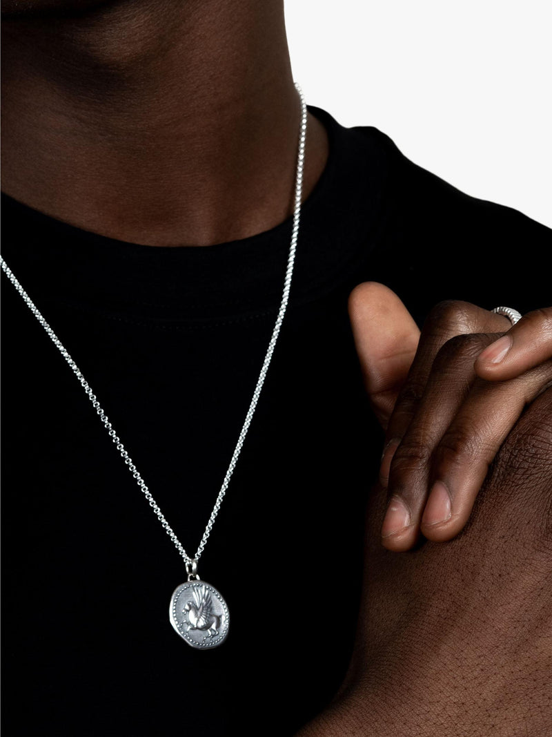 Dower & Hall sterling silver pendant necklace 55cm - British product
