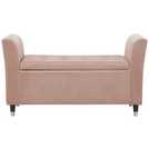 GFW Genoa Window Fabric Seat Blush Pink 58x107x41cm, UK version