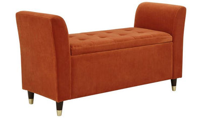 Argos GFW Genoa Window Fabric Seat Russet Storage Seat H58xW107xD41cm- Buy online at McGrocer