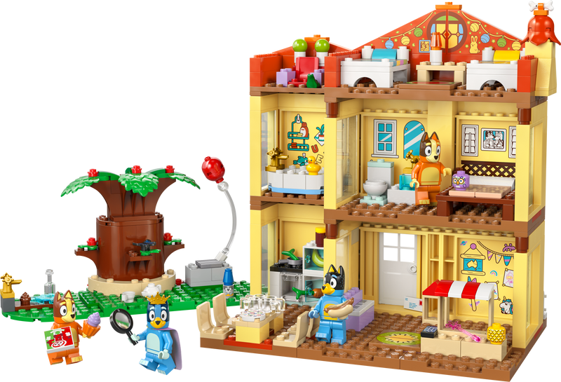 LEGO Bluey's Family House Playset 382 Pieces - British product