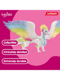 schleich Rainbow Dragon action figure with movable wings (British brand)