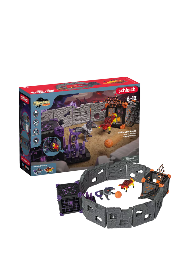 Schleich BattleCaves Lava vs Shadow set - British product