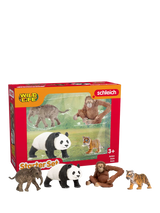 John Lewis Schleich Asia Wildlife Starter Set Animal Figure Set- Buy online at McGrocer