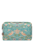 William Morris At Home Strawberry Thief blue wash bag, imported from the UK