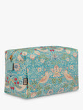 William Morris At Home Strawberry Thief blue wash bag, imported from the UK