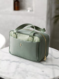 Stackers hanging wash bag in khaki (British brand)