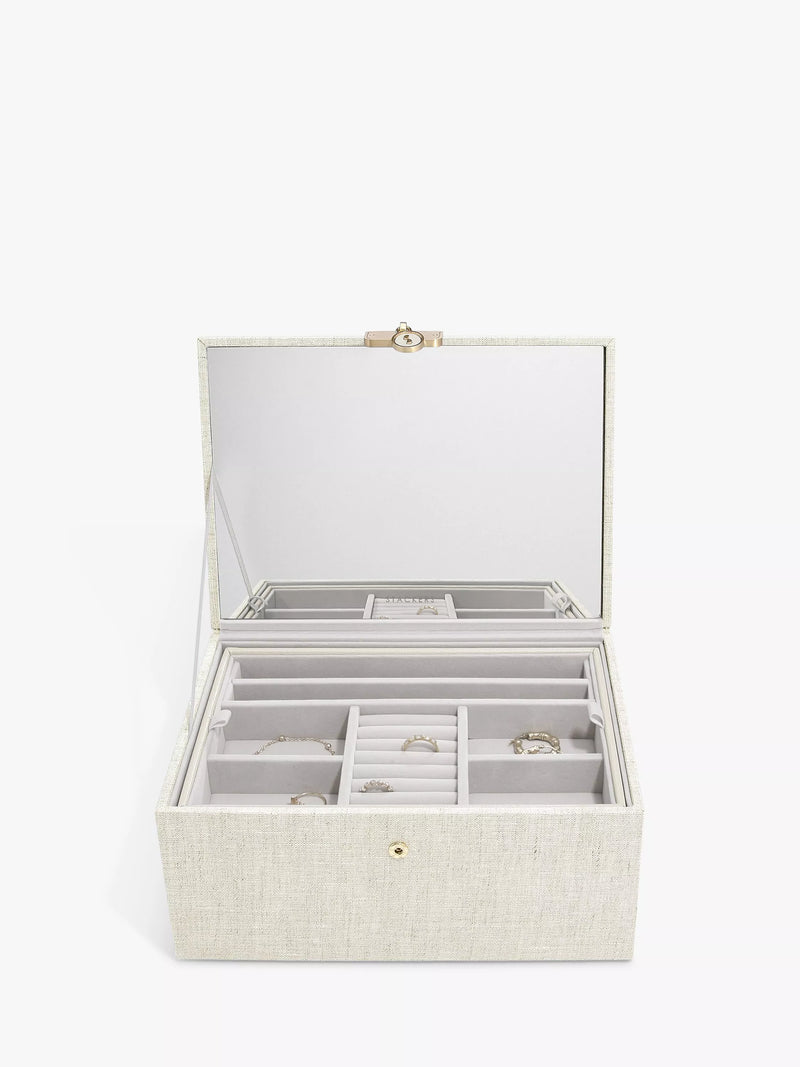 Stackers Luxury Classic jewellery box with velvet interior (British brand)