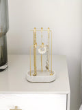 Multi Hook Jewellery Stand in Oatmeal & Linen (British brand)
