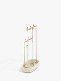 Multi Hook Jewellery Stand in Oatmeal & Linen (British brand)