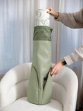 Stackers yoga bag green recycled PU (British brand)