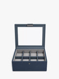 Stackers faux leather 8-piece watch storage box (British brand)