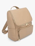 Stackers parent backpack in camel with changing mat - British product