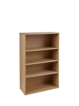 John Lewis John Lewis Abacus 3 Shelf Bookcase FSC-Certified Oak Veneer- Buy online at McGrocer