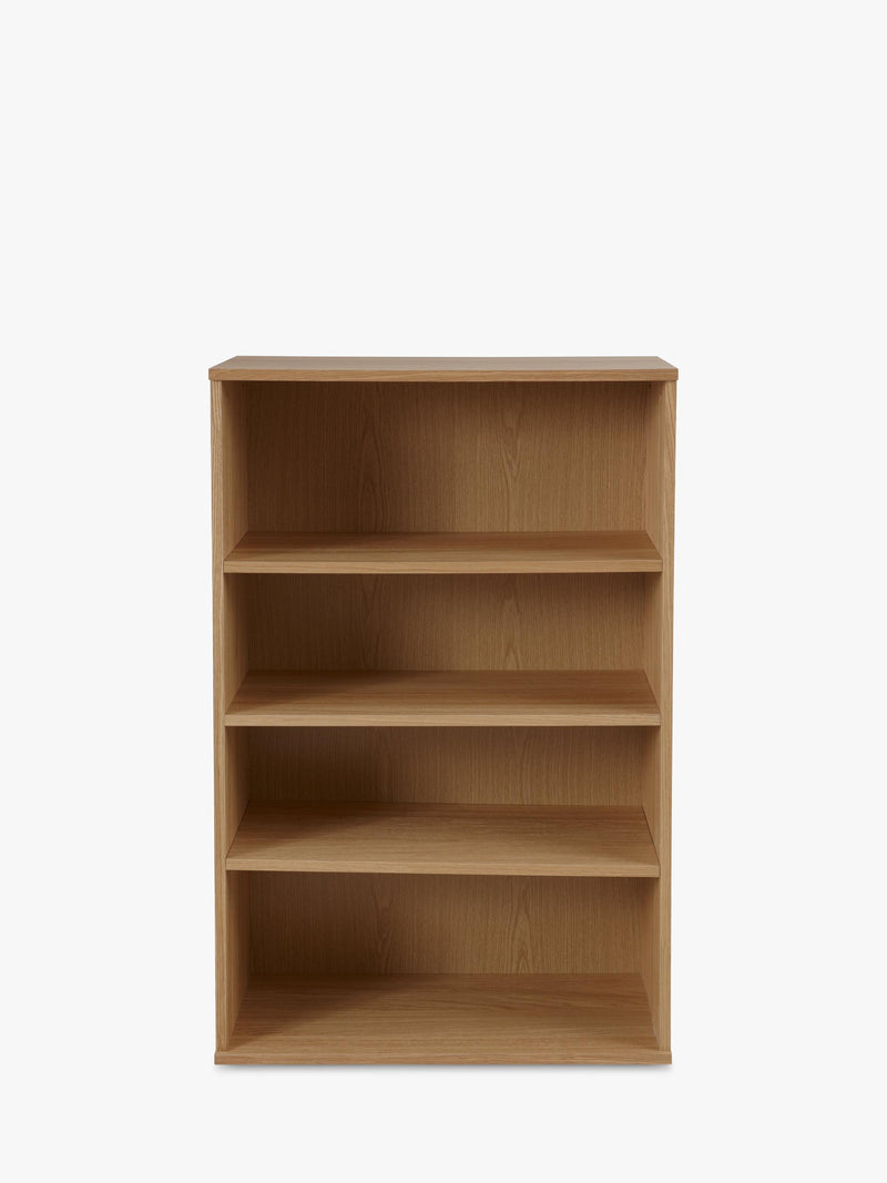 John Lewis Abacus 3 shelf bookcase oak veneer, UK version