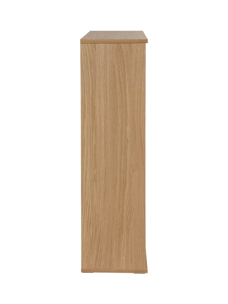 John Lewis Abacus 3 shelf bookcase oak veneer, UK version