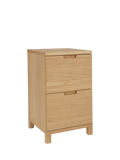 John Lewis Abacus narrow filing cabinet FSC oak - British product