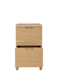 John Lewis Abacus narrow filing cabinet FSC oak - British product