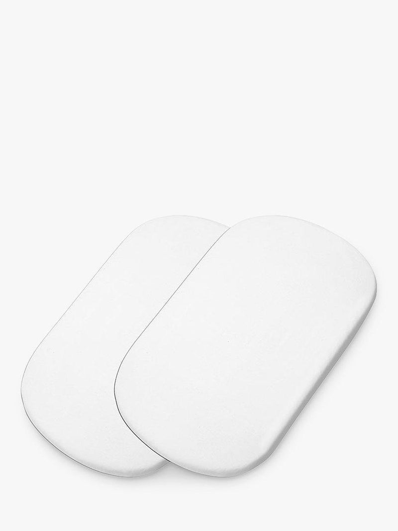 Maxi-Cosi crib bedsheet set of 2 in white, imported from the UK