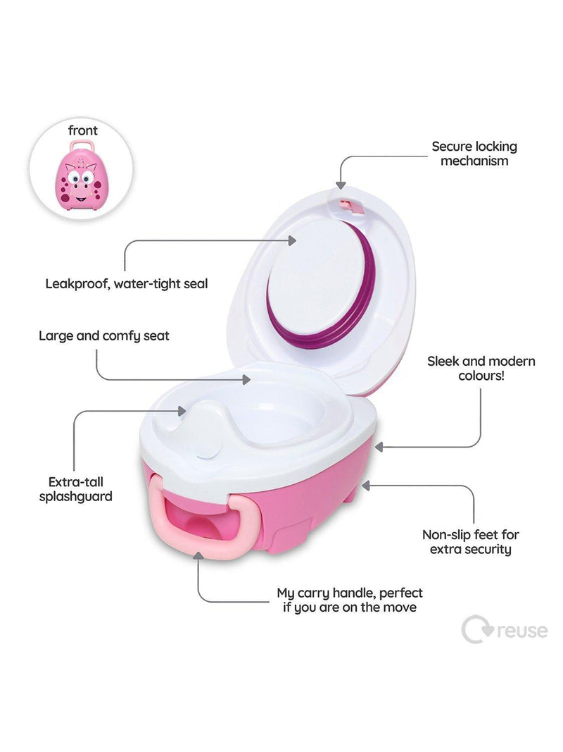 My Carry Potty travel potty Pink Dragon (British brand)