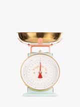 John Lewis Yvonne Ellen Mechanical Kitchen Scales, Pink/Gold, 5kg- Buy online at McGrocer