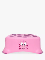 John Lewis Pink Dragon Design Step Stool for Toilet Training, Made of Recyclable Plastic- Buy online at McGrocer