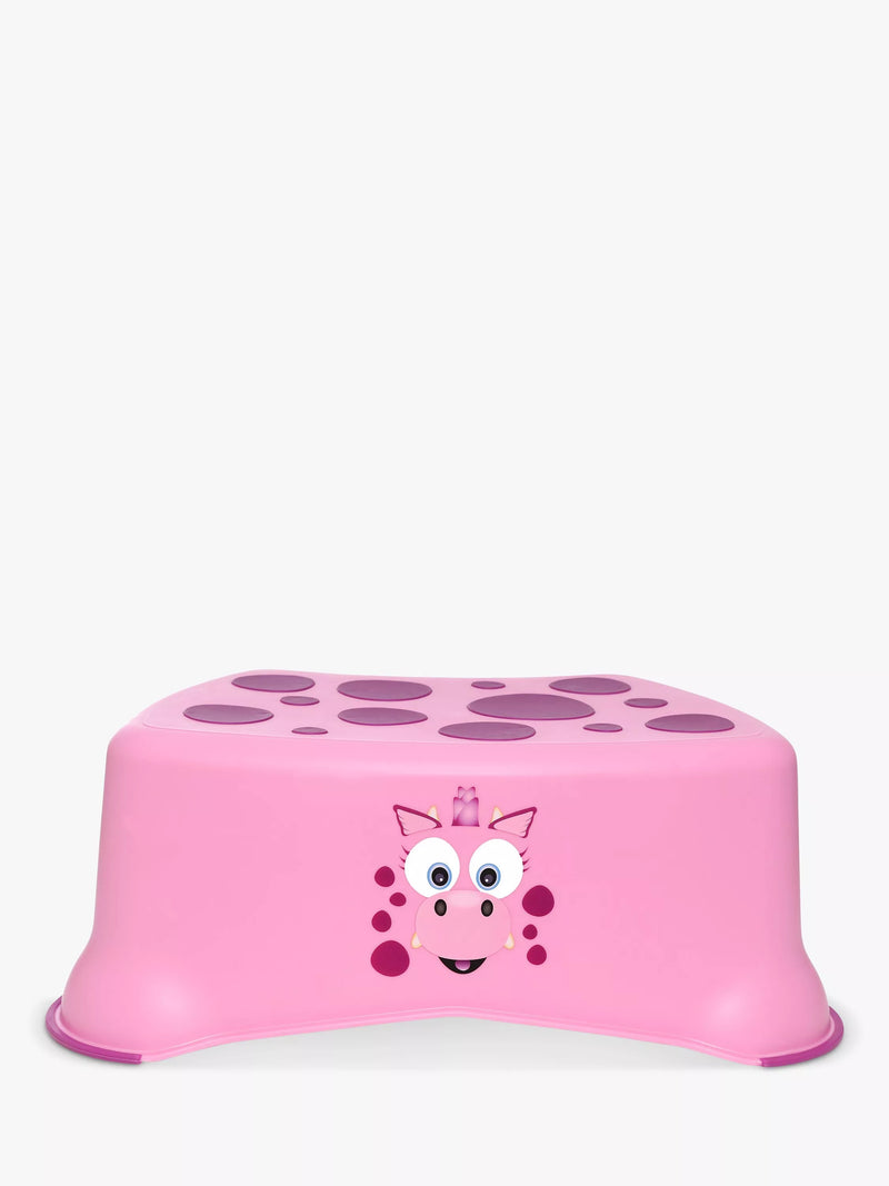 My Carry Potty pink dragon step stool imported from the UK