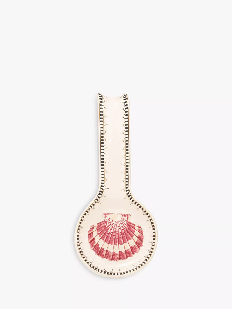 Yvonne Ellen shell stoneware spoon rest 27cm - British product