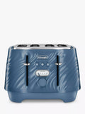 De'Longhi Ballerina Seta 4 Slice Toaster - Silky Blue