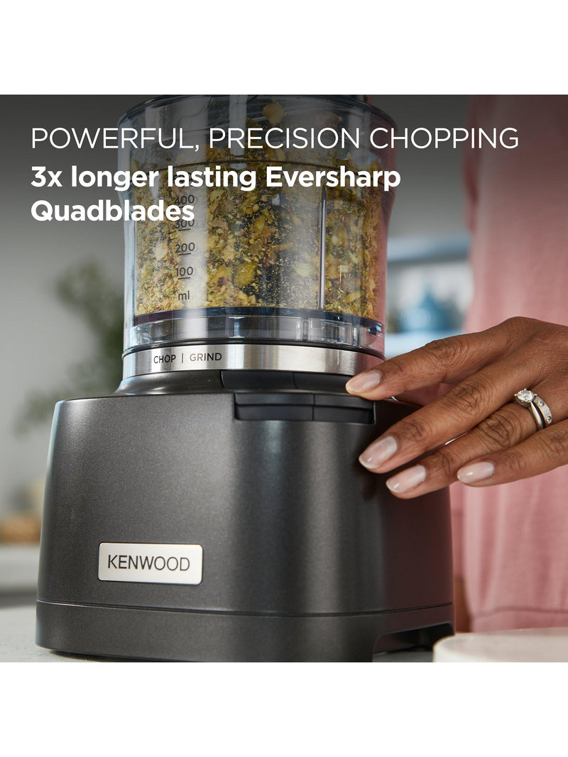 Kenwood Duo Prep chopper grinder black, imported from the UK