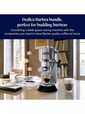 De'Longhi espresso coffee machine and grinder set silver - British product