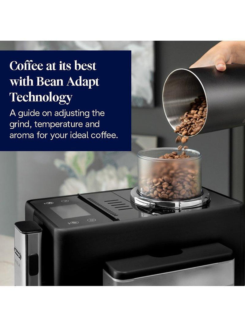 De'Longhi Rivelia black bean to cup coffee machine, UK version