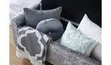Argos GFW Verona Velvet Ottoman Bench Grey Storage Ottoman 104cm Wide- Buy online at McGrocer